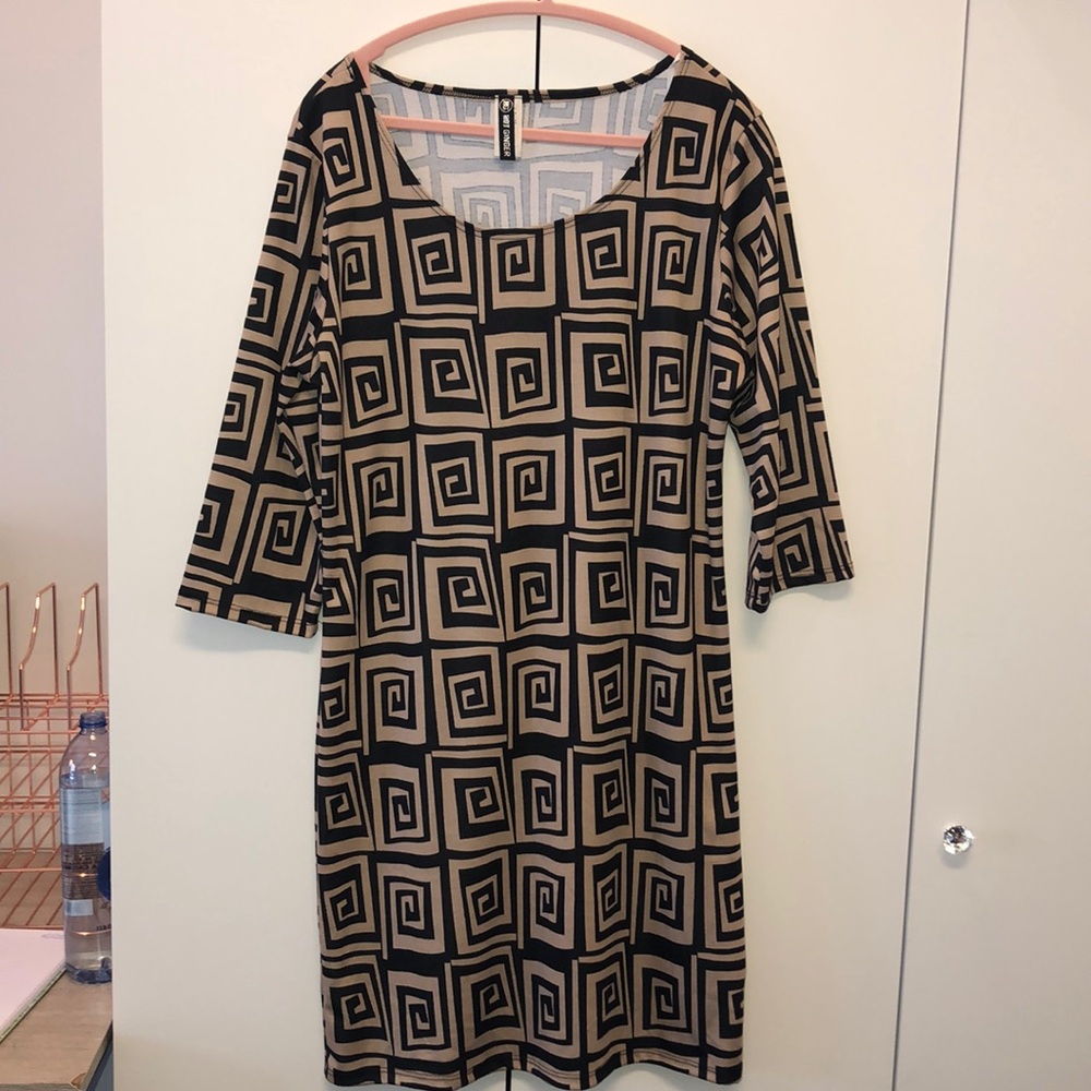 Geo pattern dress